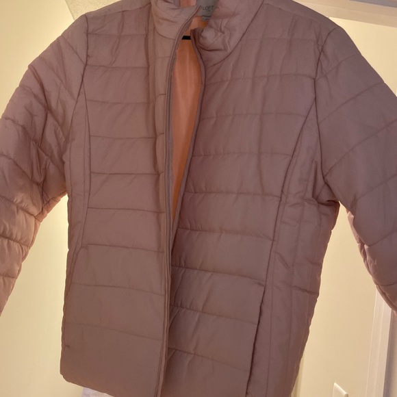 LOFT Jackets & Blazers - Pink puffer coat